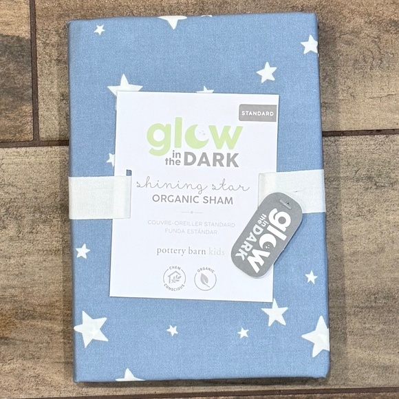 Shining Star Glow-in-the-Dark Standard Sham - PBK - Picture 2 of 4